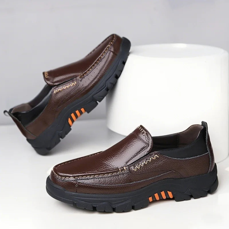 Men’s Slip-On Casual Loafers – Breathable Lightweight Shoes for Daily Comfort