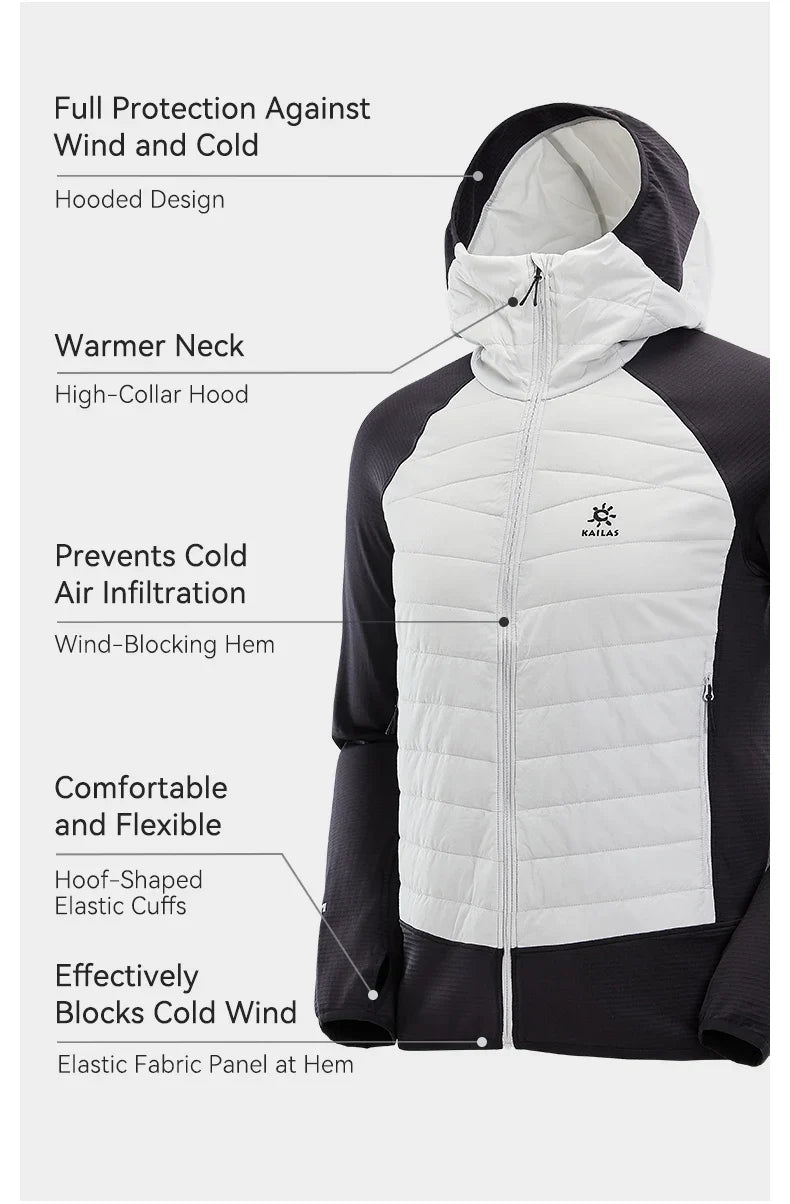 AT 40 Dynamic Insulated Jacket With Primaloft For Men Winter Warm Hoodied Outdoor Sports Jackets KG2330107