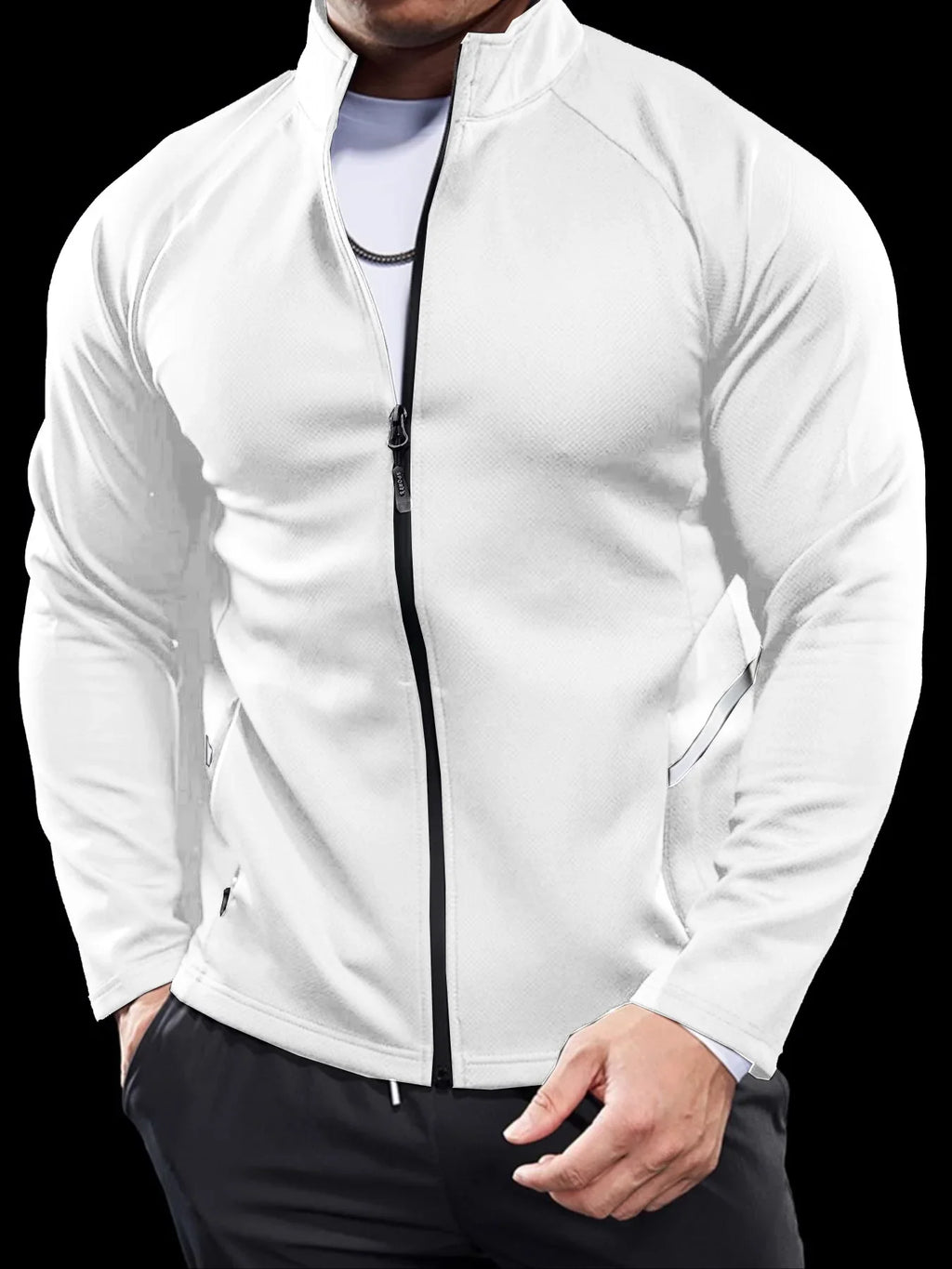 Men's Jackets, Training Wear Jackets, Muscle Curves, Fitness Casual, Lightweight, Slim, Quick Dry, Running, Boyfriend's Gift