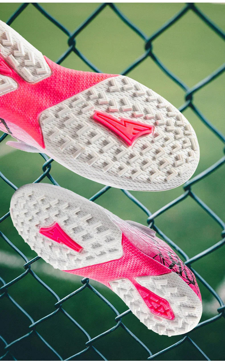 Professional Kids Soccer Shoes Football Boots Ultralight Cleats Non-Slip Training Match Football Shoes For Boys And Girls