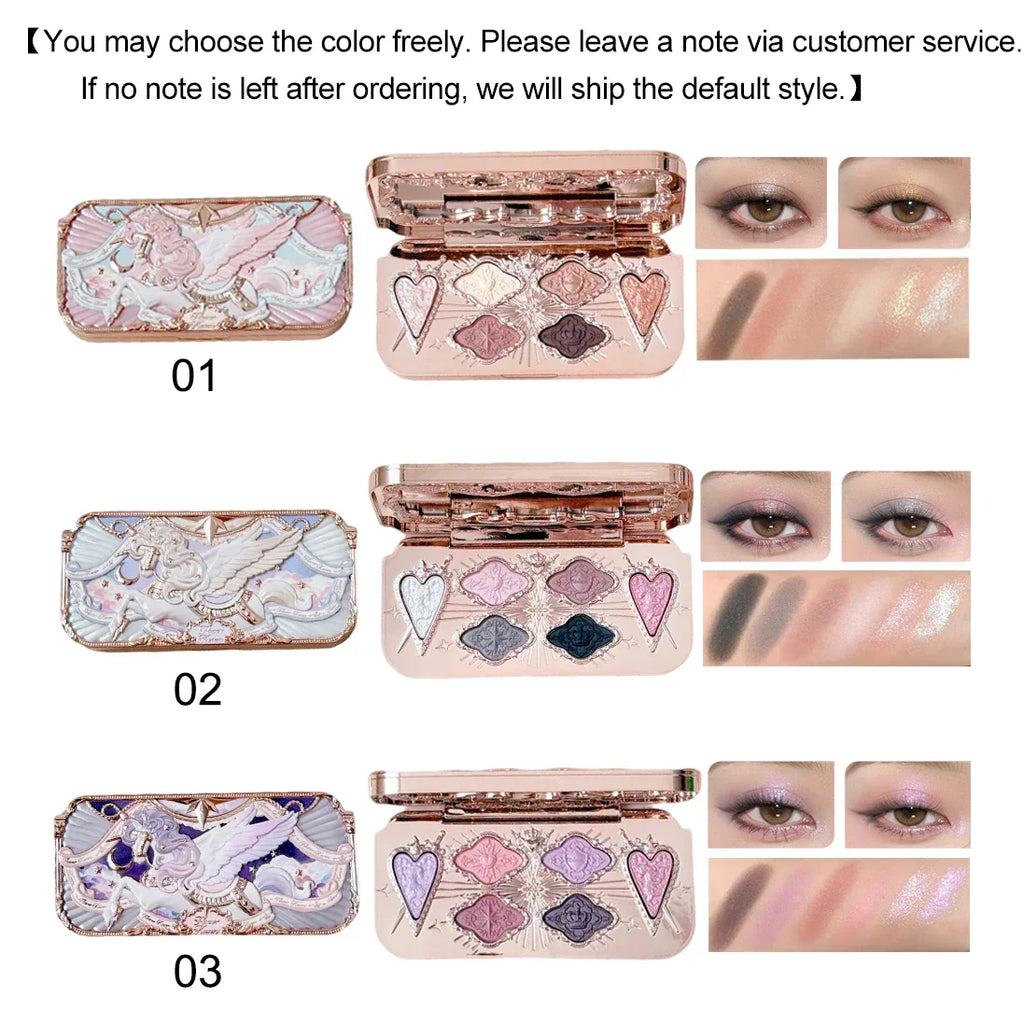 Knight Unicorn Makeup Gift Set Lipstick Blush Setting Powder Starlight Beauty Box Fairy Princess Luxury Cosmetics