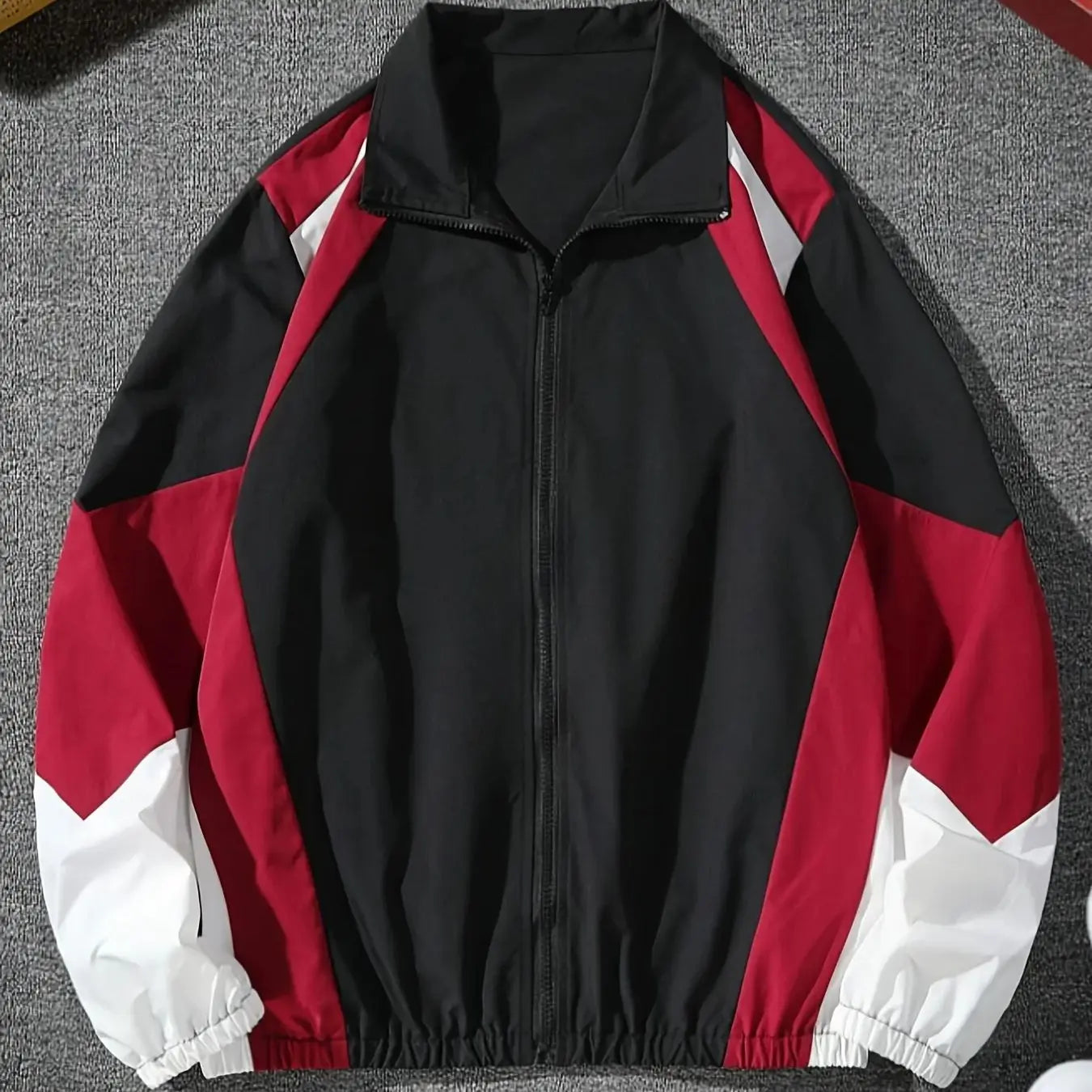Men's Color-Blocked Jacket, Lightweight, Casual, Travel, Windproof and Wear-Resistant, High-Quality Fabric, Boyfriend Gift