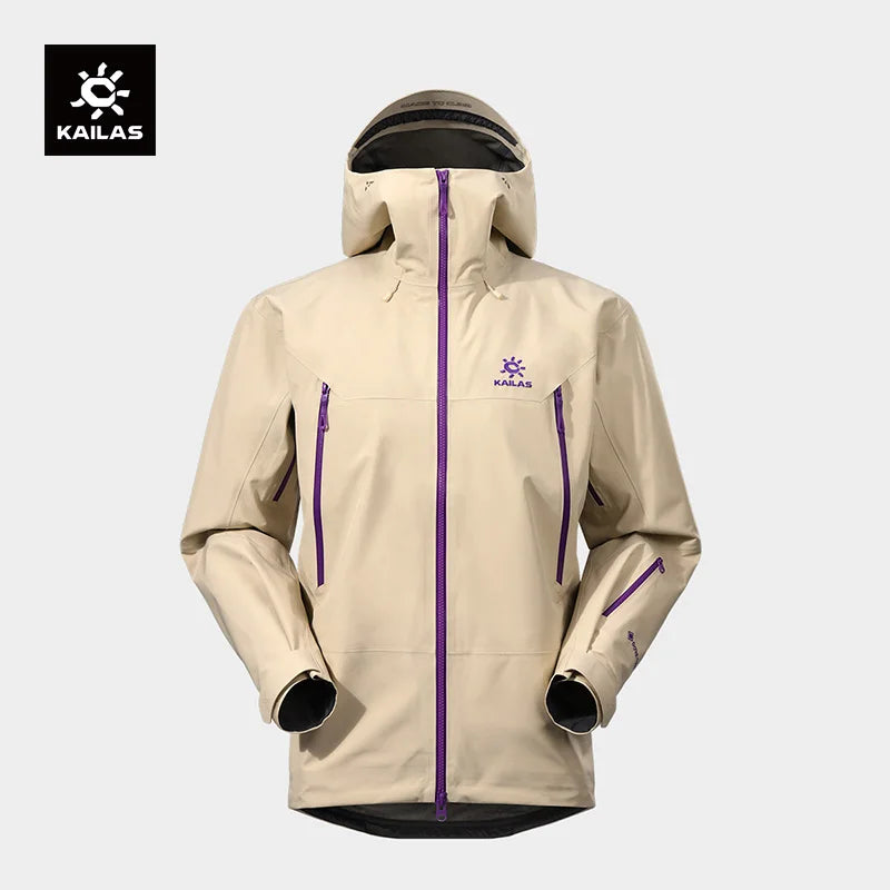 Mont-X Hard Shell Jacket GTX Rainstorm Waterproof Hooded Coats Outdoor Professional Mountaineering Jackets KG2441135