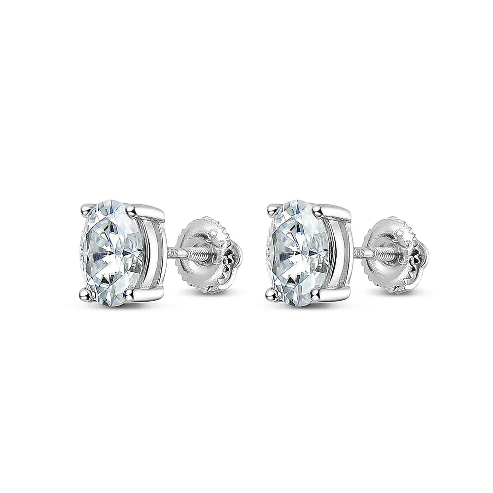 D Color Moissanite Necklace for Woman Birthday Party Jewely with GRA 925 Sterling Sliver Plated 18k White Gold Necklace