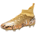Professional Adult Men's Breathable Football Shoes With Long Studs Wear-Resistant Anti Slip