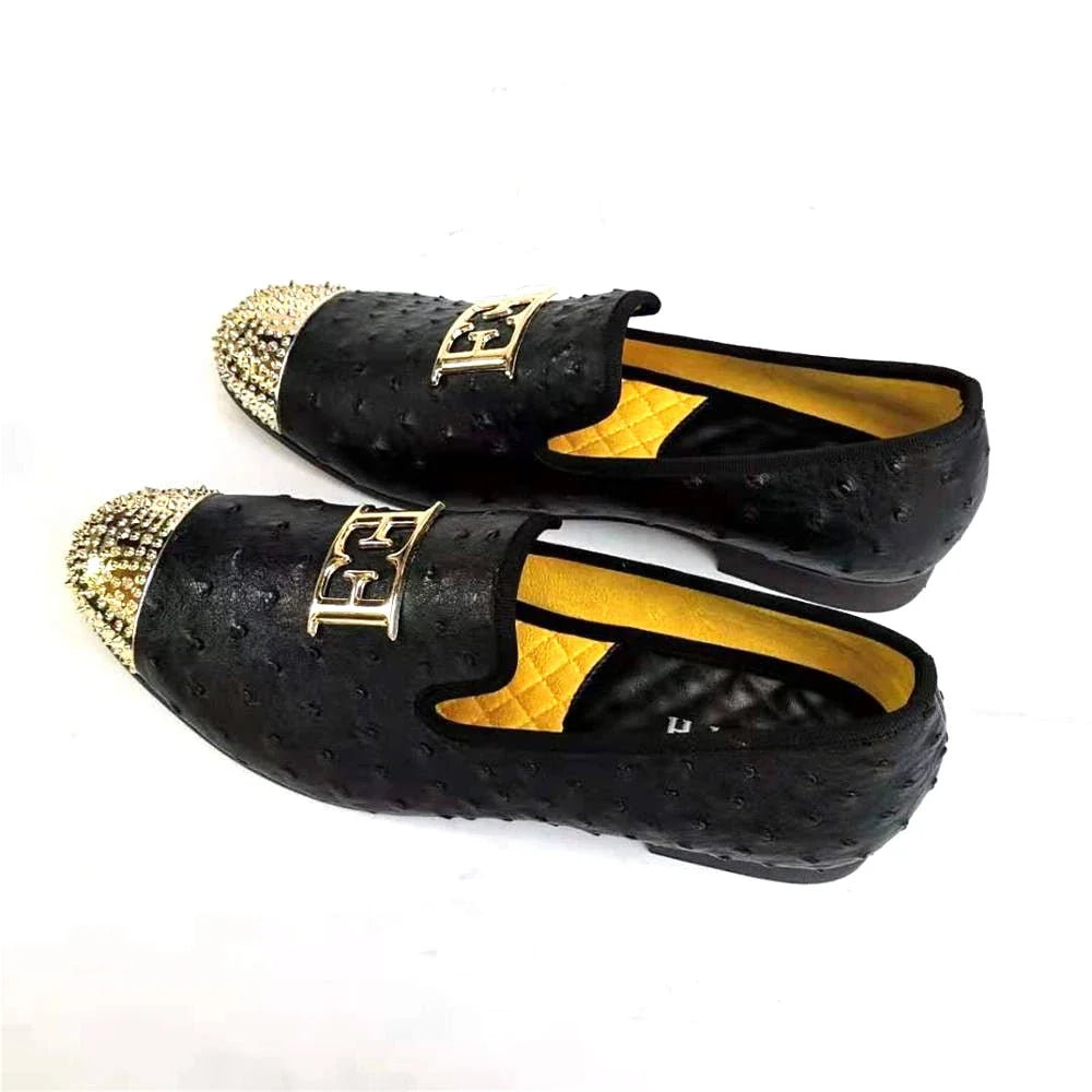 XQWFH 2021 Fashion Mens Loafers Bow Tie Black White Leather Slip On Moccasins Luxury Smoking Flats Men Wedding Dress Shoes
