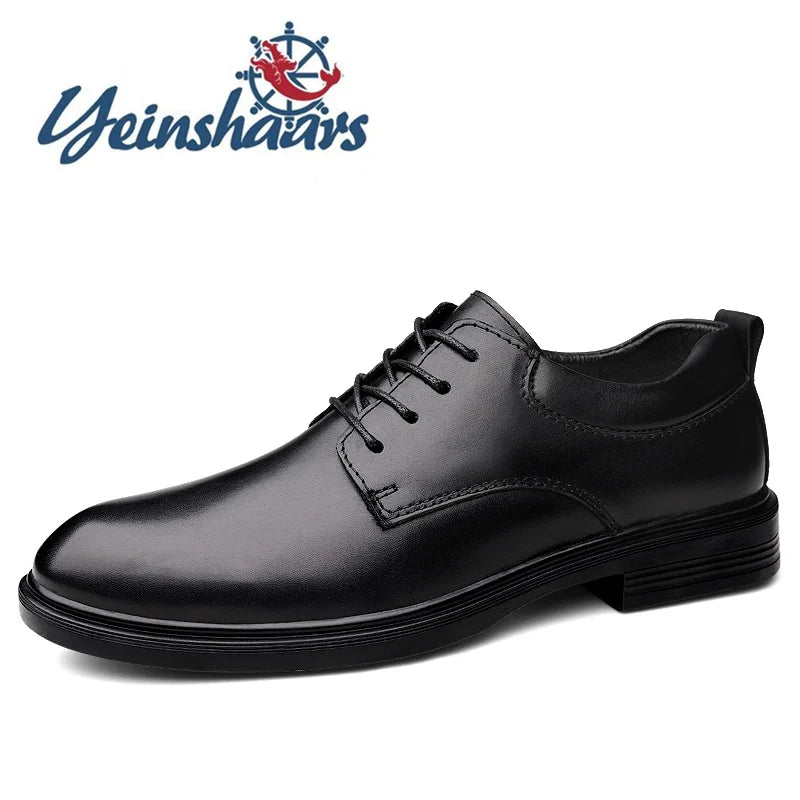 Genuine Leather Man Casual Shoes New Arrival Leisure Walk Formal Shoes Business Elegant Dress Mens Style Shoes Big Size 36-49 50