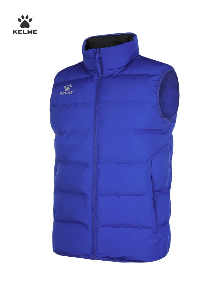 Sports Cotton Vest Men's  Autumn And Winter New Warm And Windproof Football  Sleeveless Cotton Jacket 8161MJ1001