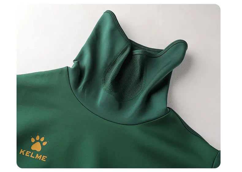 Pullover Training Wear Men Stretch Thumb Hole Design Base Warm Thickness Shirt Breathable Face Cover Sportswear 8161TT1003