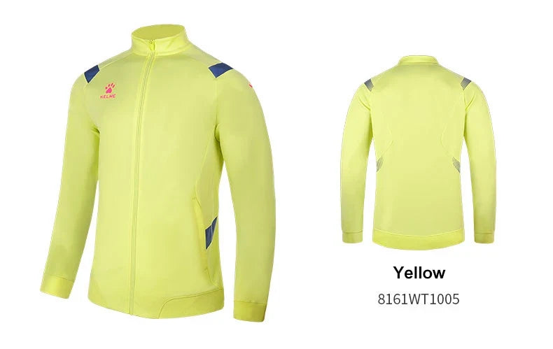Sports Jacket Men's Football Match Suit Stand-up Collar Training Jacket 8161WT1005