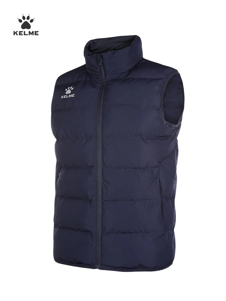 Sports Cotton Vest Men's  Autumn And Winter New Warm And Windproof Football  Sleeveless Cotton Jacket 8161MJ1001