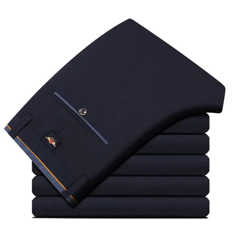 Spring Autumn Men's Business Suit Pants Office Trousers