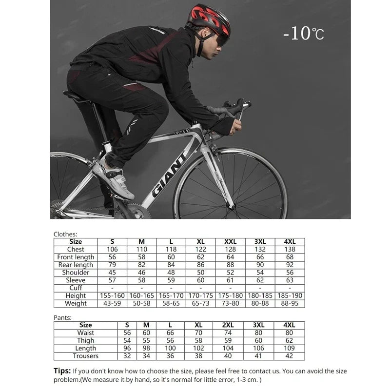 Winter Warmer Bicycle Jackets Windproof Thermal Fleece Bike Tops Coat Men Women MTB Road Sports Cycling Jerseys Jacket