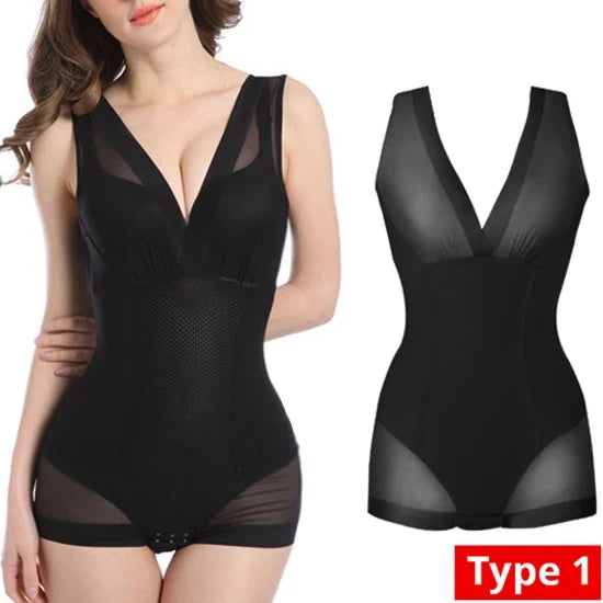 CXZD Bodysuit Shapewear Women Full Body Shaper Tummy Control Hip Butt Lifter Corset Reductive Slimming Waist Trainer Underwear