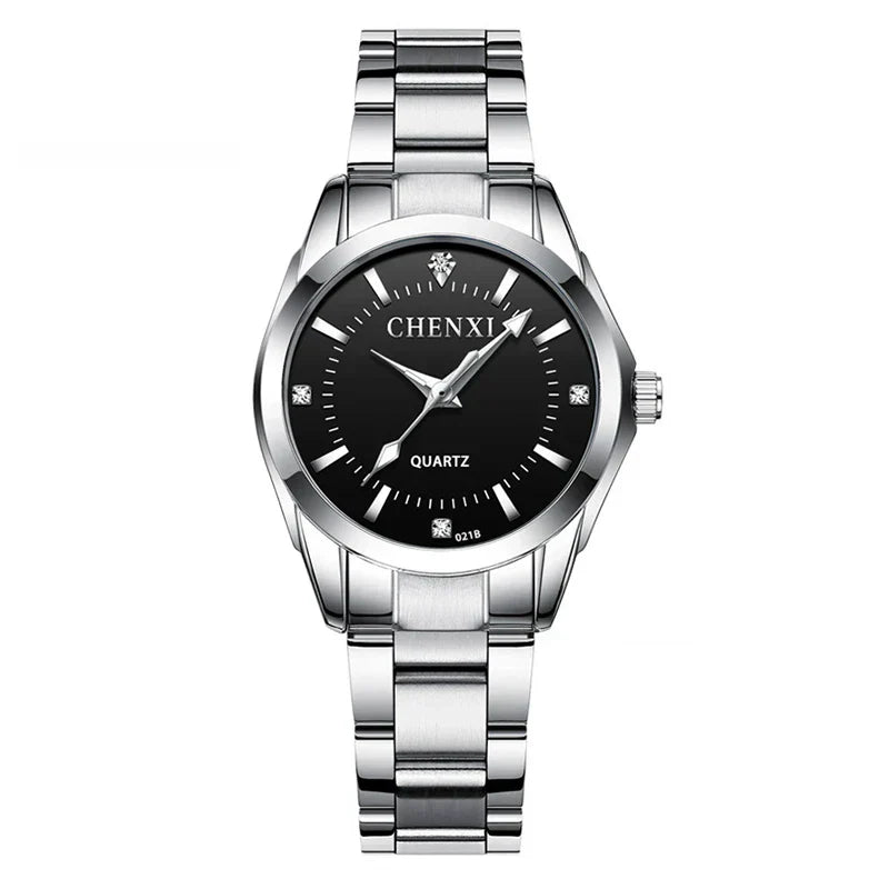 6 Colors Watch Luxury Women's Casual Watches Waterproof Watch Women Fashion Dress Rhinestone WristWatch CX021B
