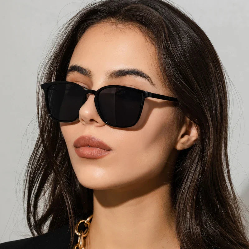 6pcs/4pcs/3pcs Square Small Sunglasses Women Rectangle Frame Purple Colorful Sun Glasses Female Y2K Retro Gradient Shades UV400