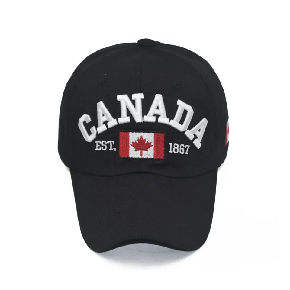 I love canada Washed Cotton Baseball Cap Snapback Hat For Men Women Dad Hat