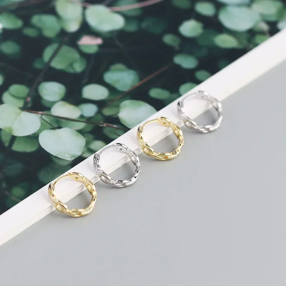 925 Sterling Silver Earring Colorful Dripping Oil Material Ear Ring Ear Buckle Rhombus Shape Trend Wild Girl Women Boy Ear Jewel