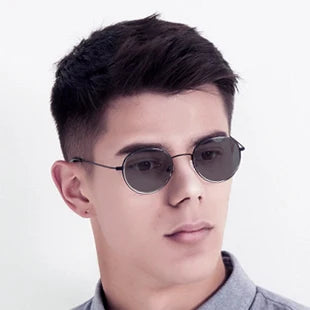 Fashion Aviator Polarized Prescription Sunglasses Mens Trend Metal Pilot Uv400 Protection Pilot Corrective Sun Glasses