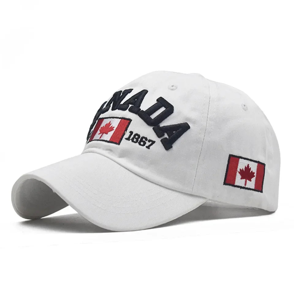 I love canada Washed Cotton Baseball Cap Snapback Hat For Men Women Dad Hat