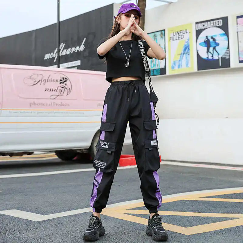 Women's Joggers Casual Sports Girls Fashion Hip-hop Streetwear
