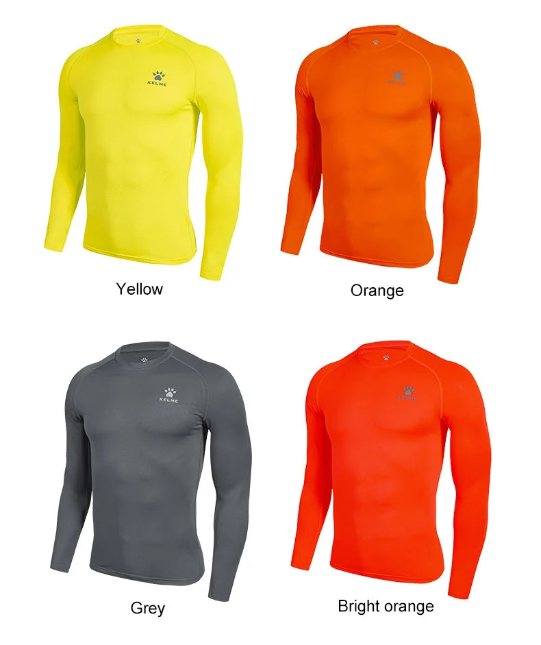 Men's Running T-shirts Compression Shirts Bodybuilding Sports Tights Long Sleeves Exercise Workout Fitness 3891113