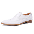 new white shoes for men Leather shoes men's business dress breathable leather shoe British lace-up fashion wedding party