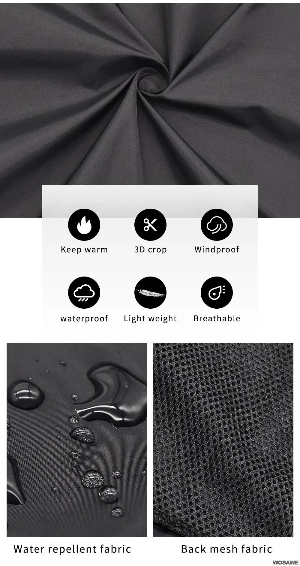 Reflective Men's Cycling Jackets Windproof Riding Bicycle Clothing Windbreaker Outdoor Sports Running MTB Bike Mesh Vest