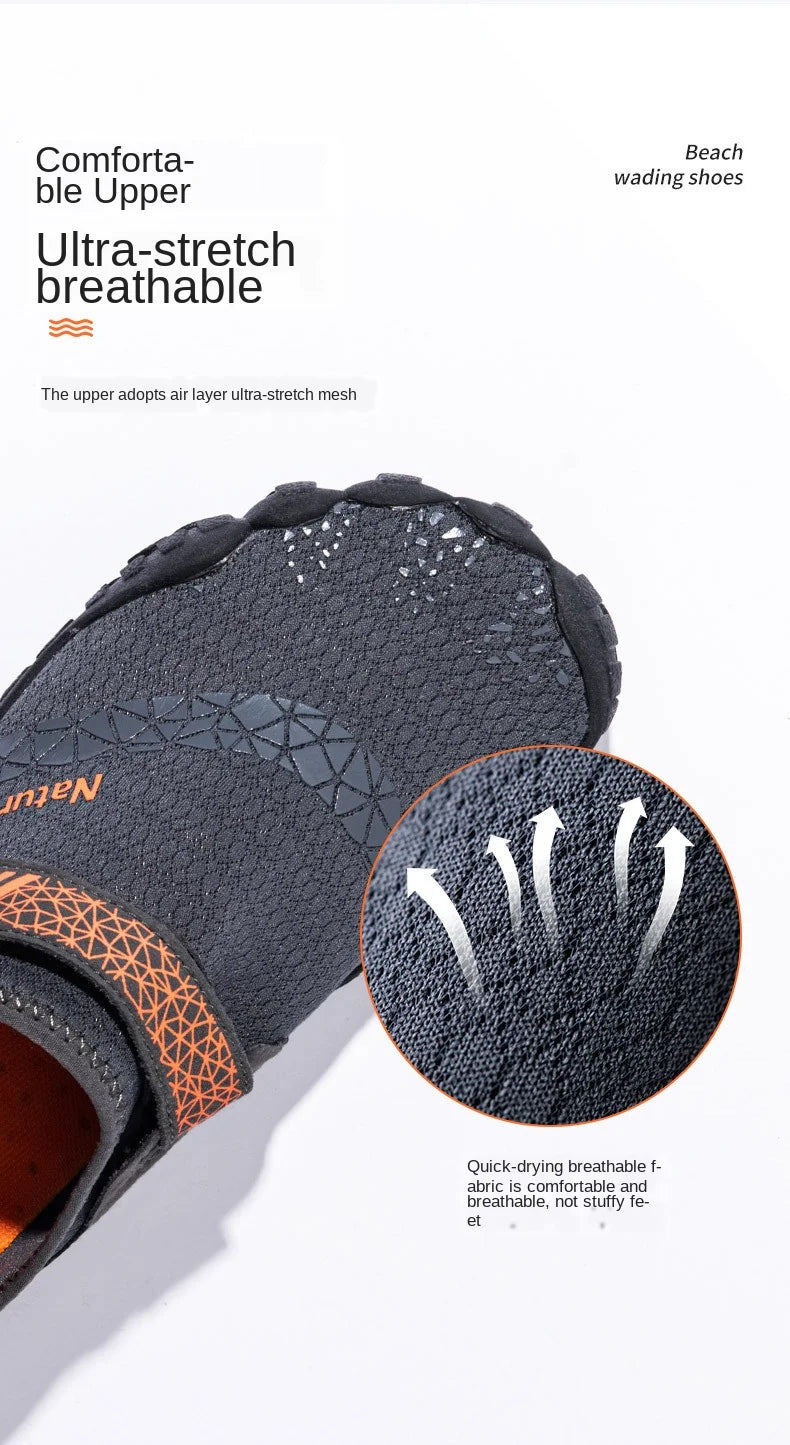 Wading Shoes Quick-Dry Water Shoes Breathable Aqua Upstream Shoes Antiskid Outdoor Sports Shoes Beach Pool Sneakers