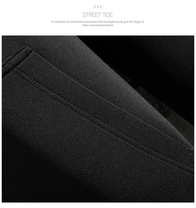 New Men Streetwear Black Jackets And Coats Hip Hop Harajuku Hooded Men's Windbreaker Overcoat Mens Clothing Outwear M-5XL