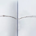 Simple 3 Color Choker Necklace for Women Gift Authentic 925 Sterling Silver Light Beads Naked Chain Fashion Fine Jewelry