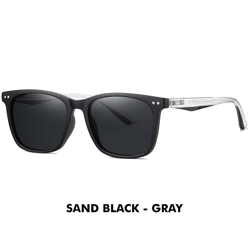 Polarized Sunglasses Men Women Fashion Square Shades Leopard Frame Ladies Travel UV400 Goggles Driving Sun Glasses