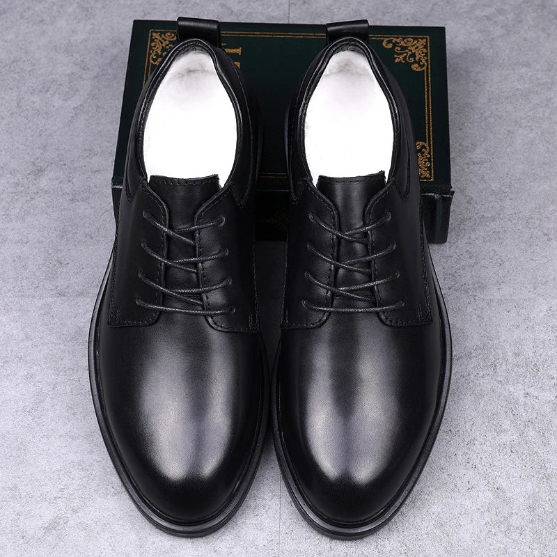 Genuine Leather Man Casual Shoes New Arrival Leisure Walk Formal Shoes Business Elegant Dress Mens Style Shoes Big Size 36-49 50