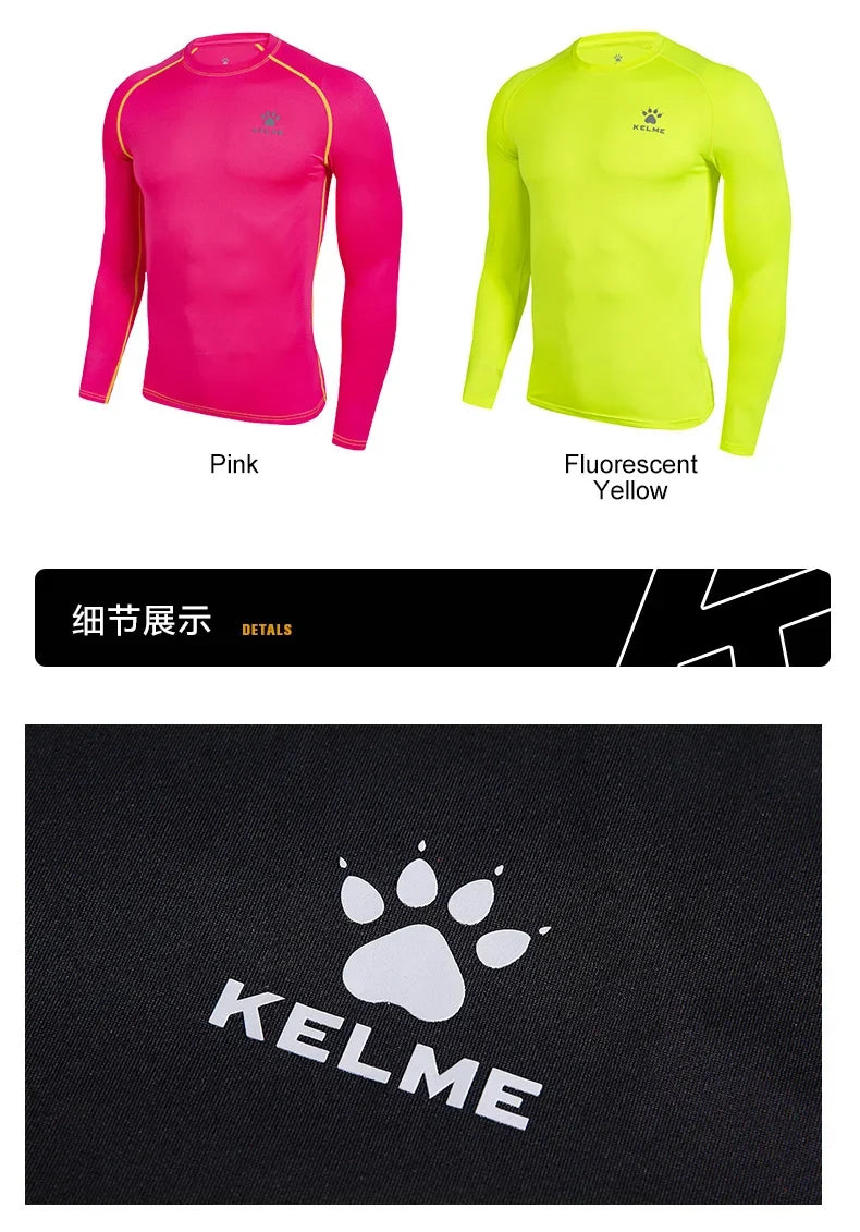 Men's Running T-shirts Compression Shirts Bodybuilding Sports Tights Long Sleeves Exercise Workout Fitness 3891113