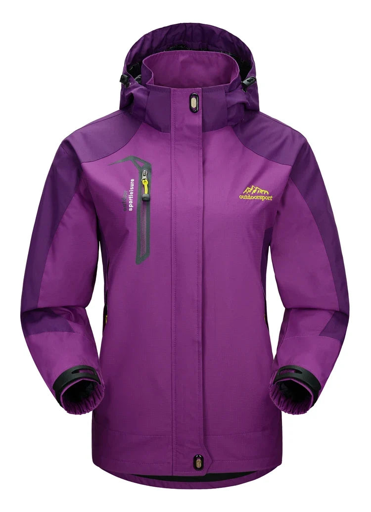 Women's Waterproof Hiking Jacket Windproof Windbreaker Camping Hunting Climbing Trekking Fishing Coat Outdoor Clothing