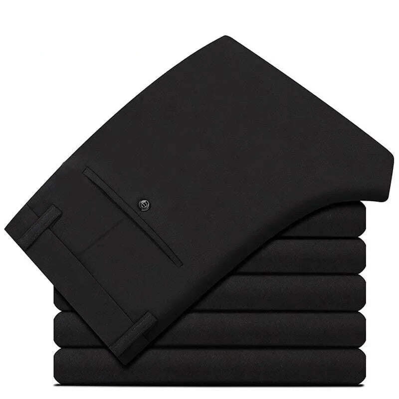 Spring Autumn Men's Business Suit Pants Office Trousers