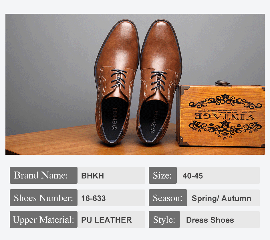 BHKH Men Casual Shoes  Autumn Fashion Leisure Walk Footwear Lace-up Classic Men Shoes New Men Casual Shoes