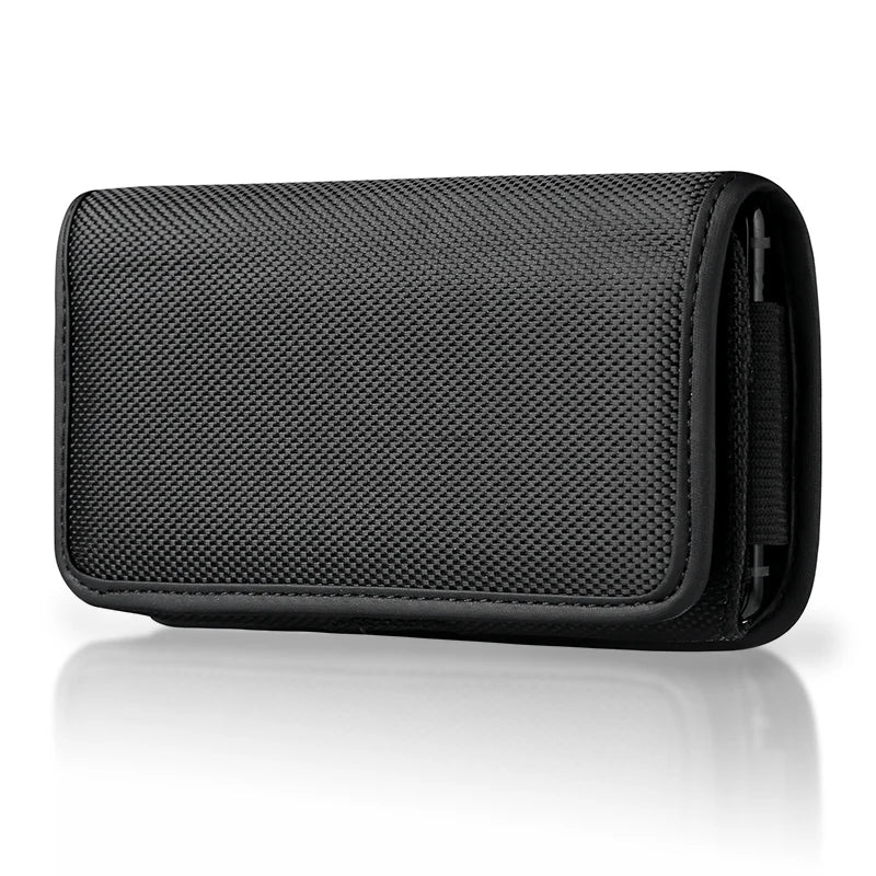 Phone Holster Case Nylon Cell Phone Belt Clip 3.5-6.3 inch  Pouch Carrying Case Waist Bag for iPhone 13 12 Samsung Galaxy Xiaomi