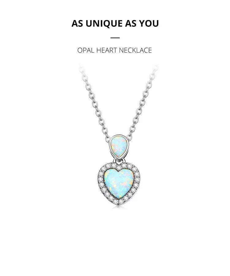 Genuine 100% 925 Sterling Silver Shining CZ Choker Necklace Heart-Shaped Pendant Chain Necklace for Women Fine Jewelry