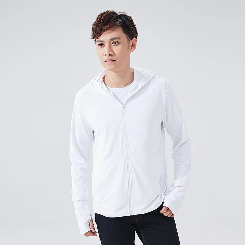 Summer UPF 50+ UV Sun Protection Skin Coats Men Ultra-Light Sportswear Hooded Outwear Men Windbreaker Casual Jackets