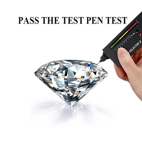 0.5CT 5MM D Moissanite Earrings S925 Silver Passed the Diamond Test Women Jewelry Wedding Party Birthday Gift