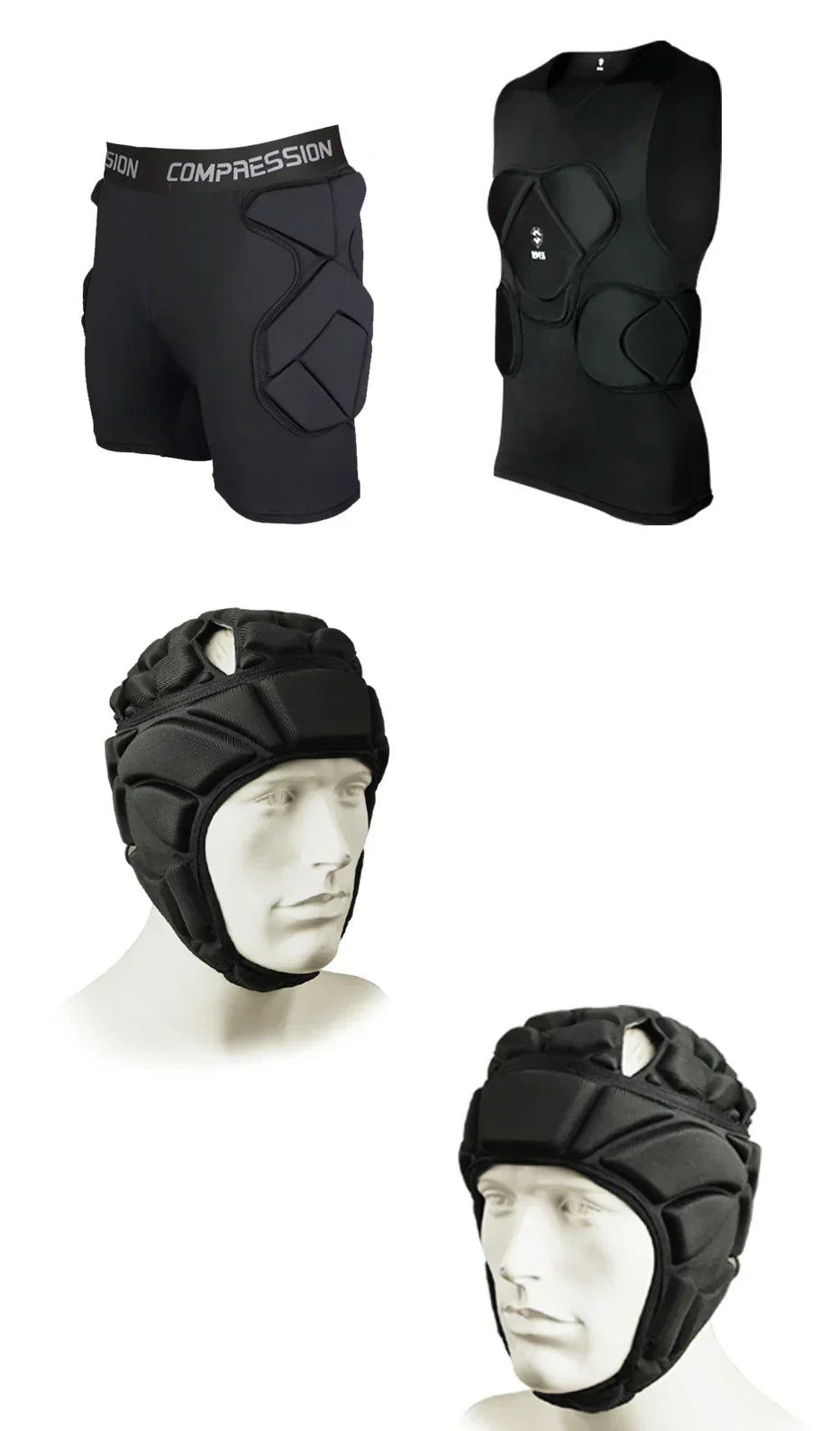 Men's Soccer Goalkeeper Jersey Training Uniform EVA Thick Sponge Protection Football Goalkeeper Uniform Sport Pants