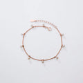 Elegant Natural Pearl Bracelet Authentic 925 Sterling Silver Link Chain Charm Pendant Bracelet for Women Fine Jewery