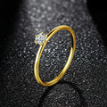 Classic Round Cut 3.5mm Moissanite Ring for Women Handmade 925 Sterling Silver Rings Engagement Bride Gift Fine Jewelry