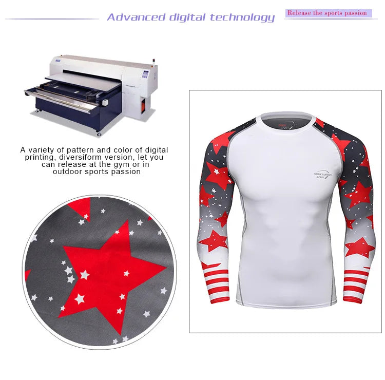 Clothes Full Sleeve White Rashguards For Swimwear Anti -uv Sunscreen T Shirt Boxing Trainning Wear Bjj Jiu Jitsu Rash Guard