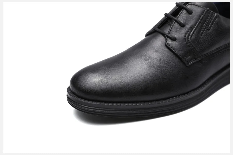 Male Sneakers Autumn/Winter traf Leather Men Casual Shoes Business Work Office Lace-up Dress shoes For Men Size47