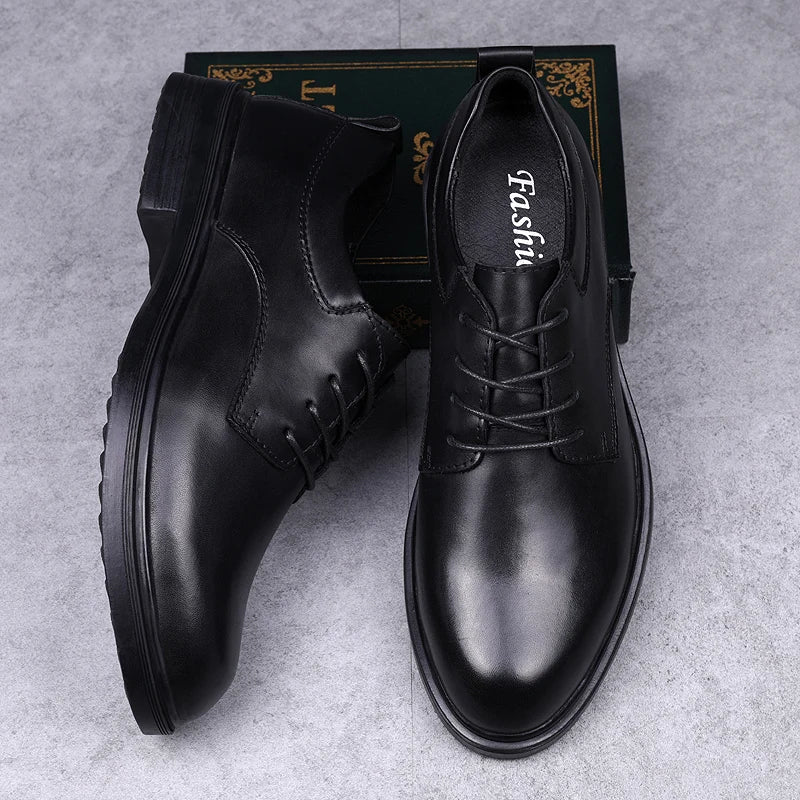 Genuine Leather Man Casual Shoes New Arrival Leisure Walk Formal Shoes Business Elegant Dress Mens Style Shoes Big Size 36-49 50