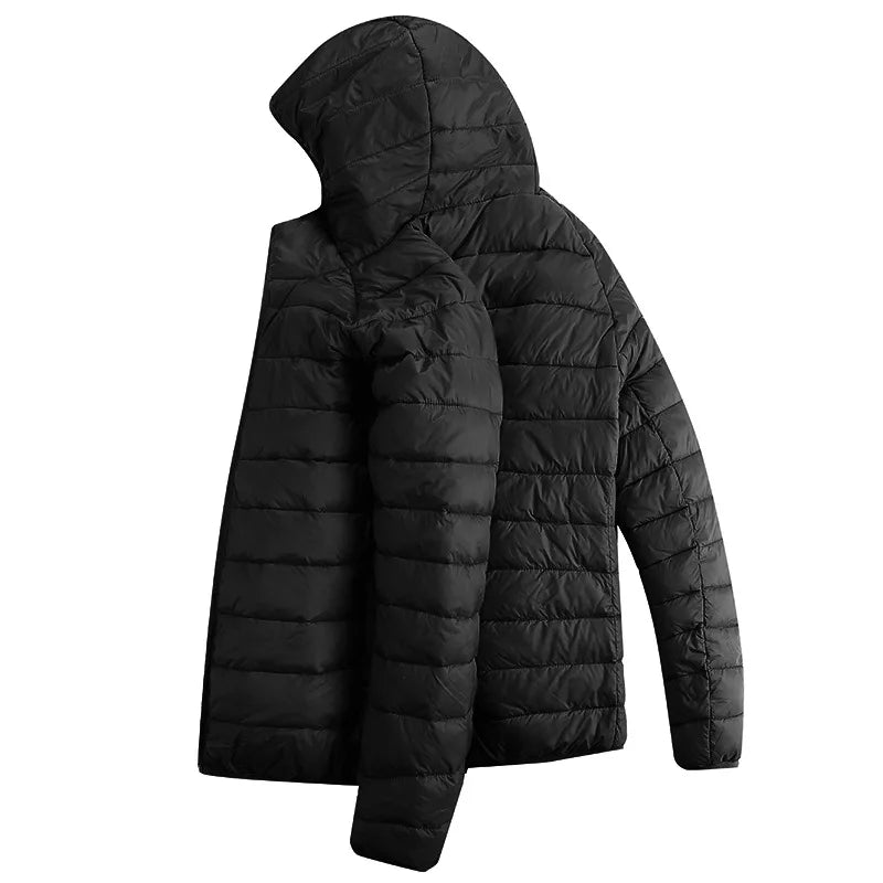 Men Heated Jacket USB Winter Outdoor Electric Heating Male Bobojaco Warm Sprots Thermal Coat Clothing Heatable Men's Parka