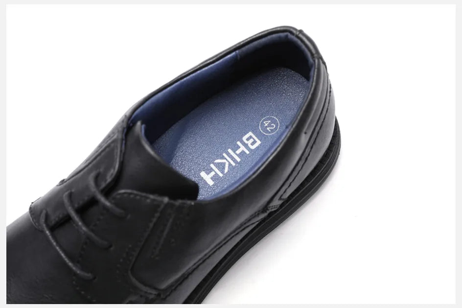 Male Sneakers Autumn/Winter traf Leather Men Casual Shoes Business Work Office Lace-up Dress shoes For Men Size47