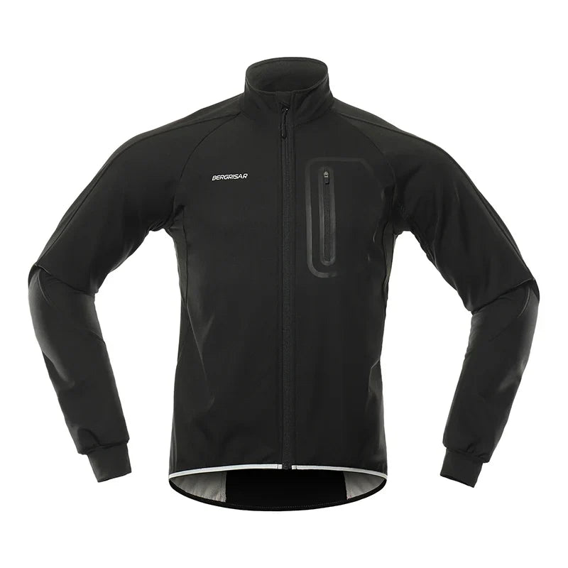 Men's Cycling Jacket Winter Thermal Jacket Softshell Windbreak Waterproof Bike Coat Bicycle Raincoat BG011